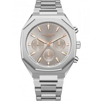 LEE COOPER Men's - LC08045.360,  Silver case with Metal Bracelet