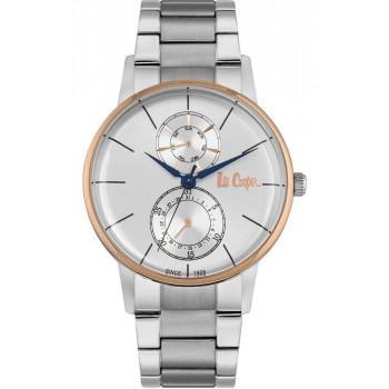 LEE COOPER Mens - LC06613.530  Silver case with Stainless Steel Bracelet