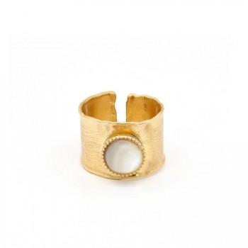 LUCA LORENZINI Δαχτυλίδι από Ασήμι 925 Gold ANB803-03