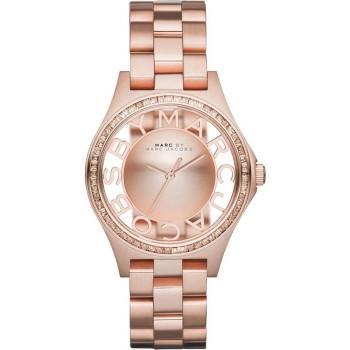 MARC BY MARC JACOBS Henry Glitz - MBM3339,  Rose Gold case with Stainless Steel Bracelet