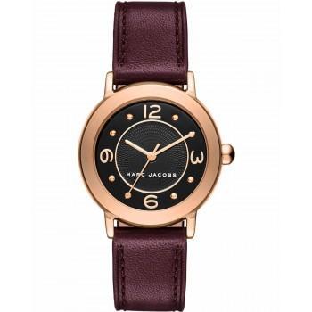 MARC JACOBS Riley - MJ1474, Rose Gold case with Bordeuax Leather Strap