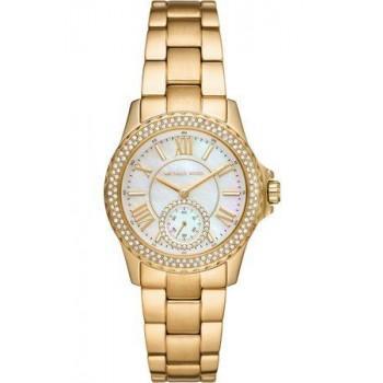 MICHAEL KORS Everest Crystals - MK7363,  Gold case with Stainless Steel Bracelet