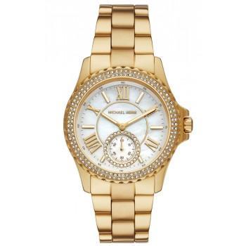 MICHAEL KORS Everest  Crystals - MK7401,  Gold case with Stainless Steel Bracelet