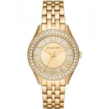 MICHAEL KORS Harlowe Crystals - MK4709, Gold case with Stainless Steel Bracelet