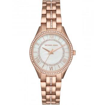 MICHAEL KORS  Lauryn Crystals - MK3716, Rose Gold case with Stainless Steel Bracelet