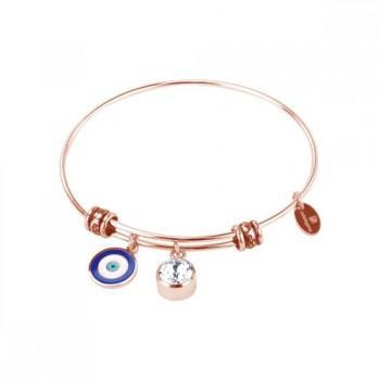 NATALIE GERSA Βραχιόλι από Ανοξείδωτο ατσάλι  Rose Gold NG-B0055