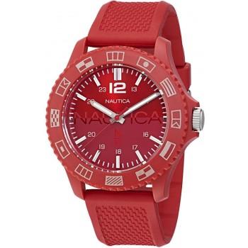 NAUTICA  N83 Wavemakers  - NAPWVF305, Red case with Red Rubber Strap