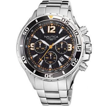 NAUTICA NST Chronograph  - NAPNSS217, Silver case with Stainless Steel Bracelet