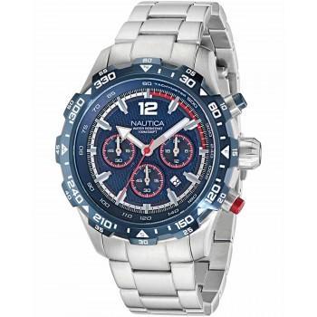 NAUTICA NST Chronograph - NAPNSS404, Silver case with Stainless Steel Bracelet