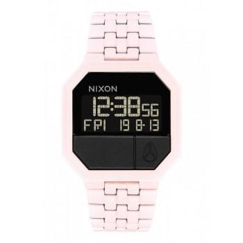 NIXON Re-Run - A158-3164-00  Pink case with Stainless Steel Bracelet