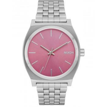 NIXON Time Teller - A045-2719-00  Silver case  with Stainless Steel Bracelet