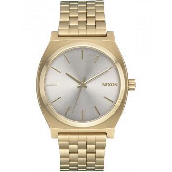 NIXON Time Teller - A045-5101-00,  Gold case  with Stainless Steel Bracelet