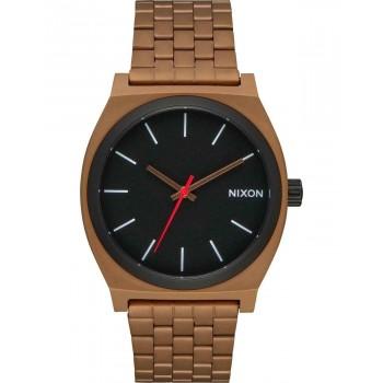 NIXON Time Teller - A045-5145-00  Brown case  with Stainless Steel Bracelet