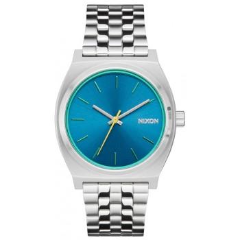NIXON Time Teller - A045-5302-00  Silver case with Stainless Steel Bracelet