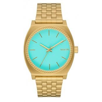 NIXON Time Teller - A045-5345-00,  Gold case  with Stainless Steel Bracelet