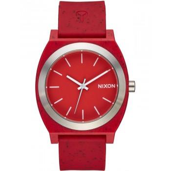 NIXON  Time Teller OPP - A1361-200-00 , Red case  with Red Rubber Strap
