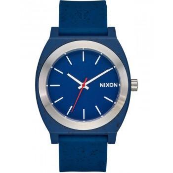 NIXON  Time Teller OPP- A1361-5138-00 , Blue case  with Blue Rubber Strap