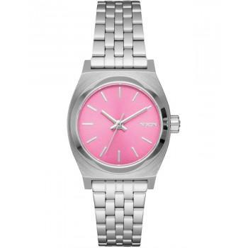 NIXON Time Teller Small - A399-2719-00 , Silver case  with Stainless Steel Bracelet