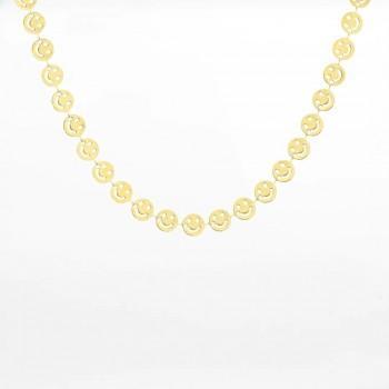 OOZOO Κολιέ από Ανοξείδωτο ατσάλι Gold SN-2010