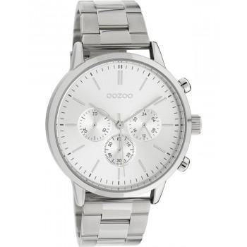OOZOO Timepieces - C10545, Silver case with Stainless Steel Bracelet