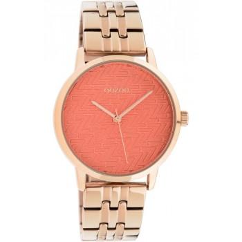 OOZOO Timepieces - C10559, Rose Gold case with Stainless Steel Bracelet