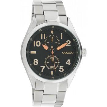 OOZOO Timepieces - C10634, Silver case with Stainless Steel Bracelet