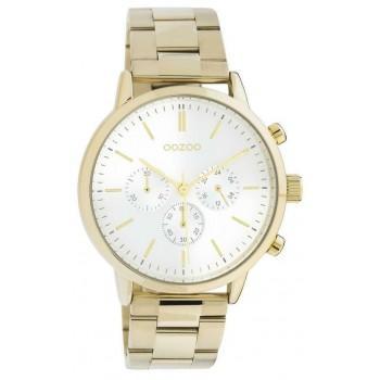 OOZOO Timepieces - C10859, Gold case with Stainless Steel Bracelet