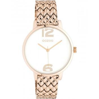 OOZOO Timepieces - C10923, Rose Gold case with Stainless Steel Bracelet
