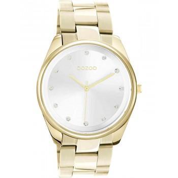 OOZOO Timepieces - C10962, Gold case with Stainless Steel Bracelet