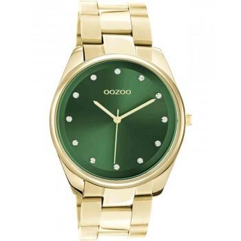 OOZOO Timepieces - C10966, Gold case with Stainless Steel Bracelet