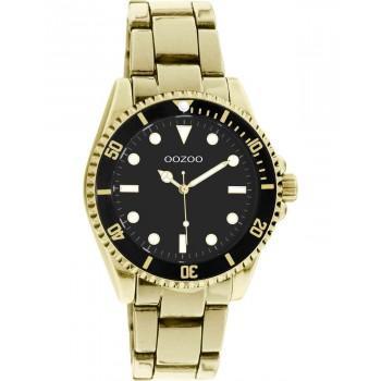 OOZOO Timepieces - C10979, Gold case with Stainless Steel Bracelet