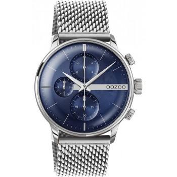 OOZOO Timepieces - C11100, Silver case with Stainless Steel Bracelet