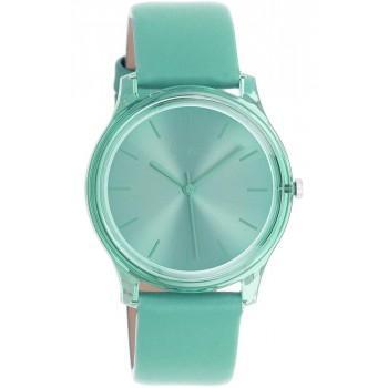 OOZOO Timepieces - C11139, Green case with Green Leather Strap 