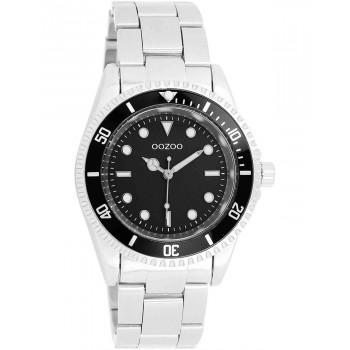 OOZOO Timepieces - C11147, Silver case with Stainless Steel Bracelet
