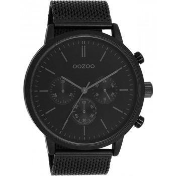 OOZOO Timepieces - C11204, Black case with Stainless Steel Bracelet