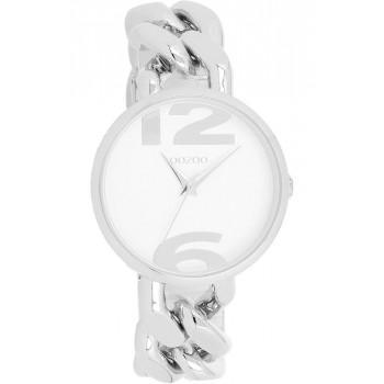 OOZOO Timepieces - C11260, Silver case with Stainless Steel Bracelet