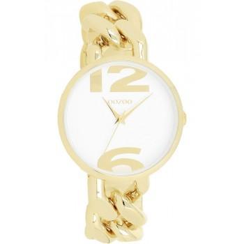 OOZOO Timepieces - C11262, Gold case with Stainless Steel Bracelet