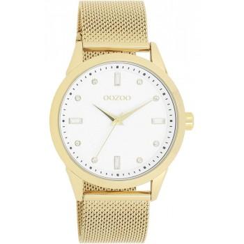 OOZOO Timepieces - C11282, Gold case with Stainless Steel Bracelet