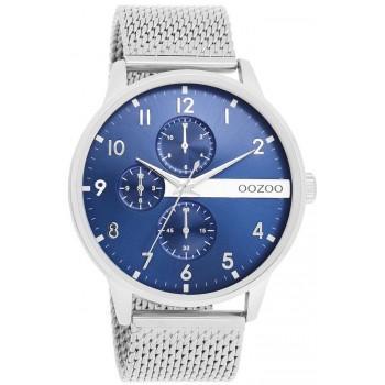 OOZOO Timepieces - C11300, Silver case with Stainless Steel Bracelet