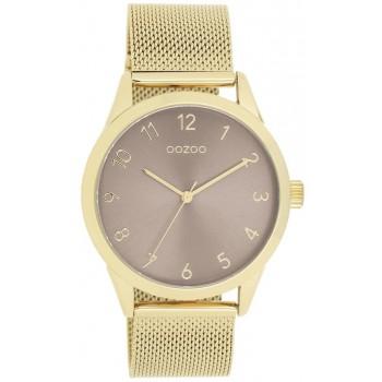 OOZOO Timepieces - C11323, Gold  case with Stainless Steel Bracelet