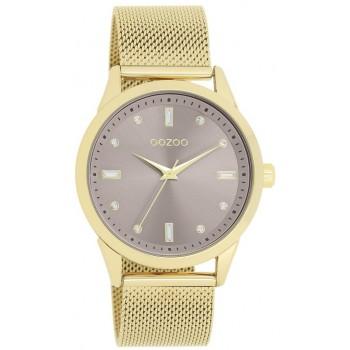 OOZOO Timepieces - C11357, Gold case with Stainless Steel Bracelet