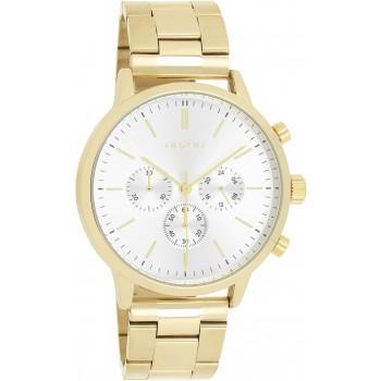 OOZOO Timepieces - C11407, Gold case with Stainless Steel Bracelet