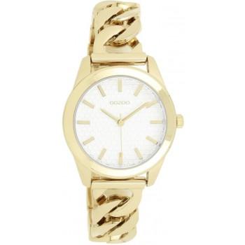 OOZOO Timepieces - C11419, Gold case with Stainless Steel Bracelet