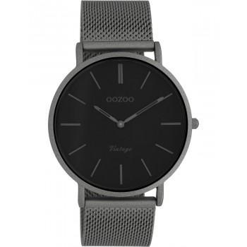OOZOO Timepieces Vintage - C9929,  Gray case with Metal Strap