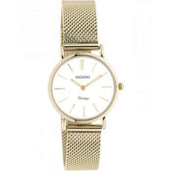 OOZOO Vintage - C20231, Gold case with Stainless Steel Bracelet