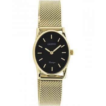 OOZOO Vintage - C20259, Gold case with Stainless Steel Bracelet