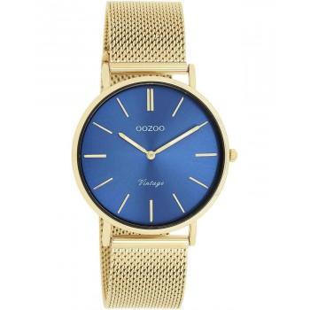 OOZOO Vintage - C20291, Gold case with Stainless Steel Bracelet