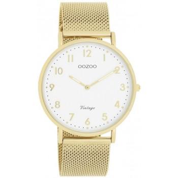 OOZOO Vintage - C20342, Gold case with Stainless Steel Bracelet