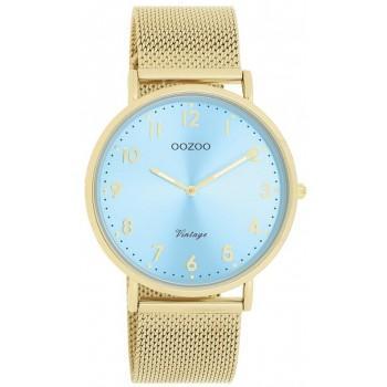 OOZOO Vintage - C20343, Gold case with Stainless Steel Bracelet