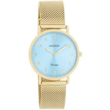 OOZOO Vintage - C20348, Gold case with Stainless Steel Bracelet